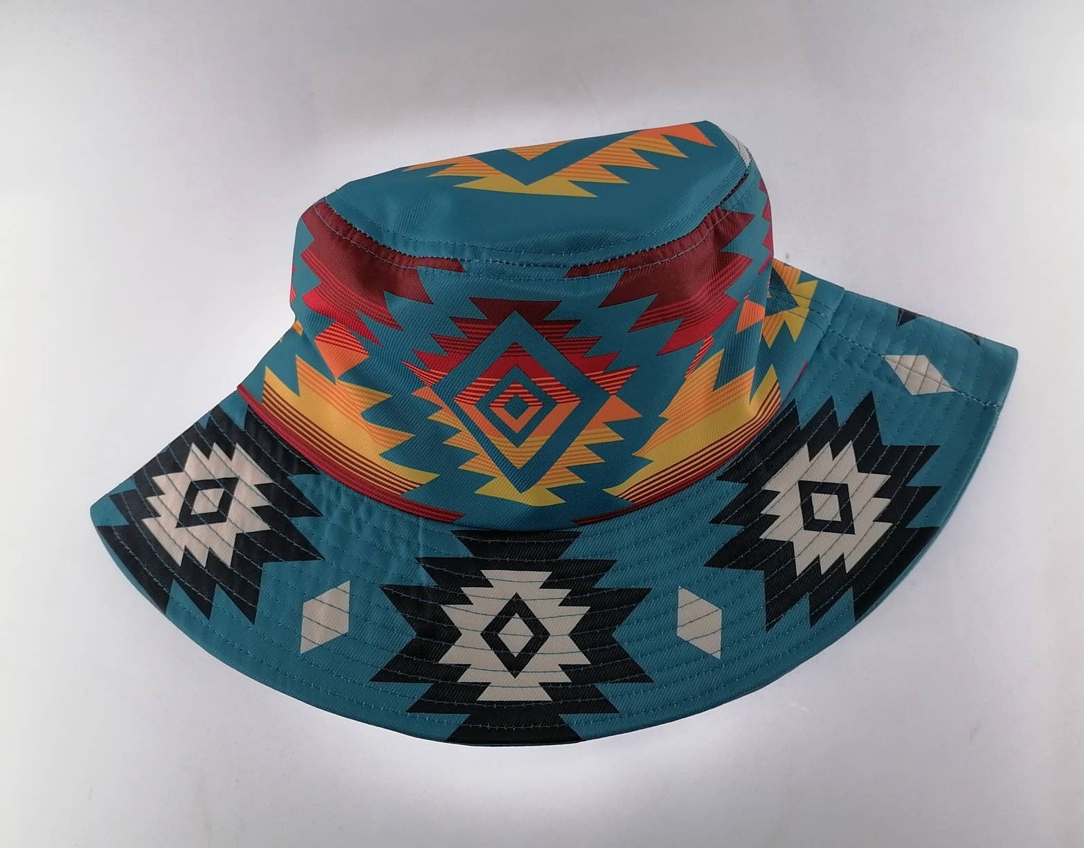 Southwest Design Bucket Hat - Turquoise by Nativo